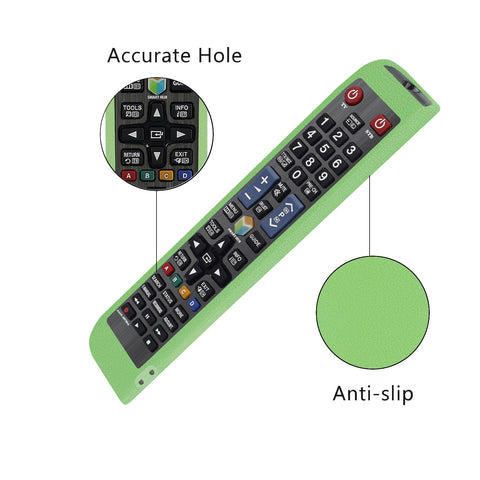 Glow Case with Strap for Samsung Smart TV Remote Control