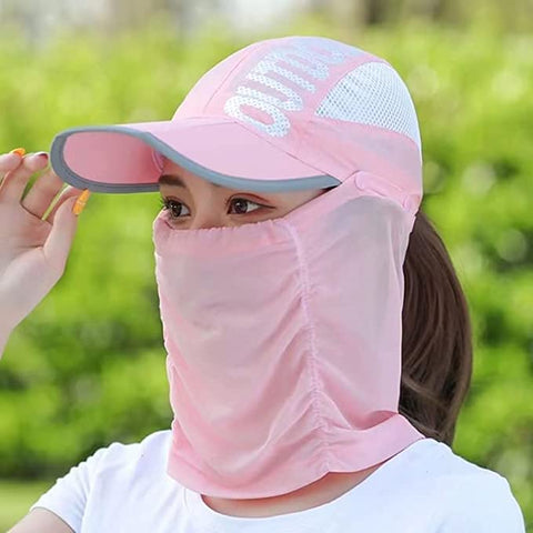 UNISEX SUN PROTECTION CAP MASK