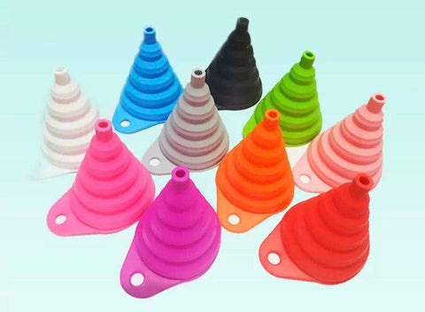 Foldable Silicone Funnel (pack of 3 )