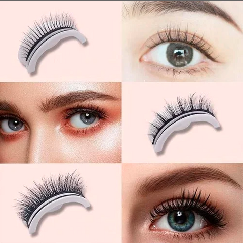 Self Adhesive Reusable Eyelashes (Pack of 2)