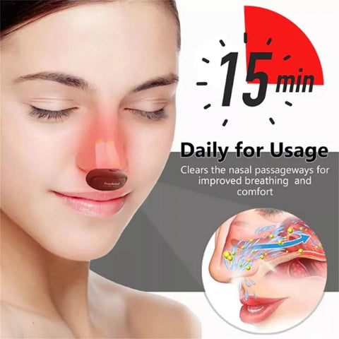 Portable Nose Massage Infrared Nasal Therapy Device