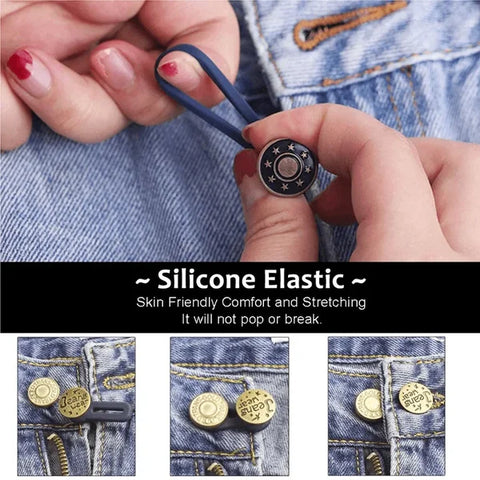 Jeans Retractable Button