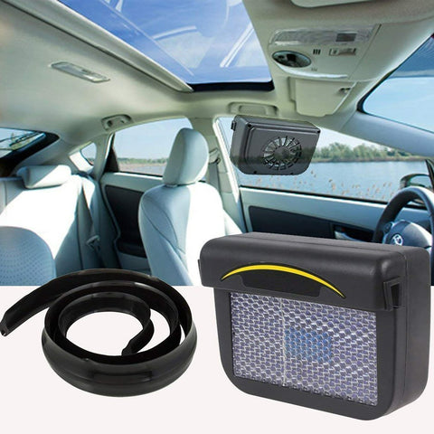 Solar Powered Car Fan Auto Window Fan Colder